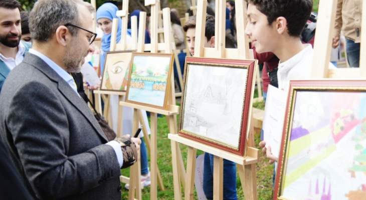 باسيل للطلاب: شبابنا يرون الجميل في لبنان ورسموا الوطن على النحو الذي أرادوه