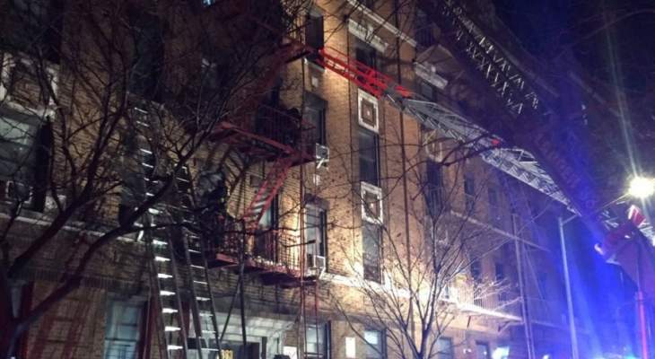 مقتل 12 شخصا وإصابة آخرين في حريق ضخم بمنطقة برونكس في نيويورك