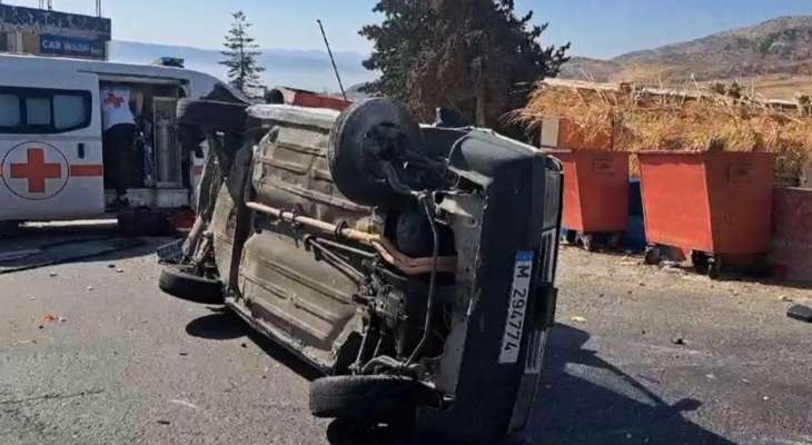 "النشرة": جرحى في حادث سير على طريق ضهر البيدر