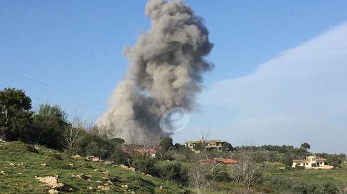 "النشرة": غارة إسرائيلية على بلدة مرجعيون في جنوب لبنان