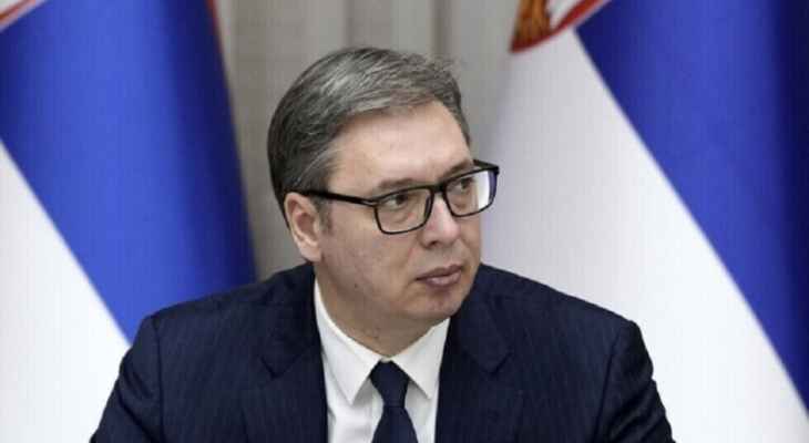 الرئيس الصربي: رئيس وزراء كوسوفو يحاول لعب دور الضحية أسوة بزيلينسكي