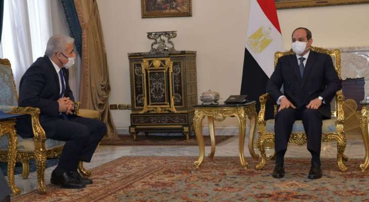 رئيس مصر لرئيس وزراء إسرائيل: للبناء على التهدئة في غزة وقطع الطريق على أي محاولة لتوتر الأوضاع