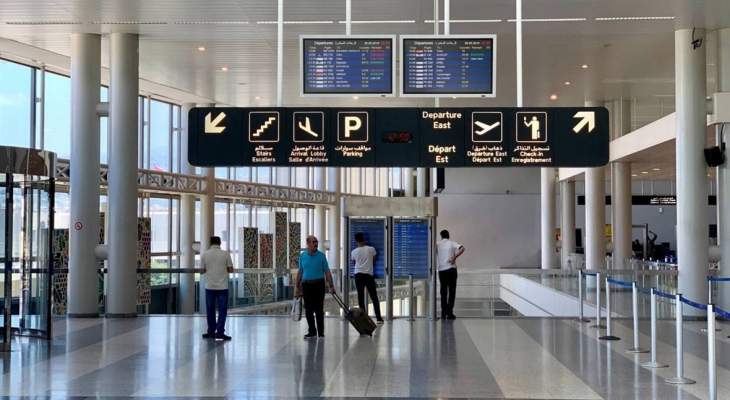 الطيران المدني: منع القادمين من الهند والبرازيل من دخول لبنان قبل الإقامة 14 يوما ببلد آخر