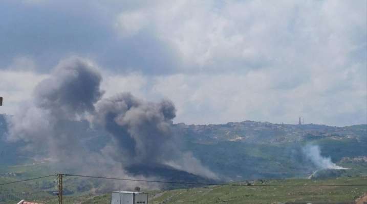 "النشرة": غارتان استهدفتا أطراف كونين والعثور على صاروخ إسرائيلي لم ينفجر في ميس الجبل