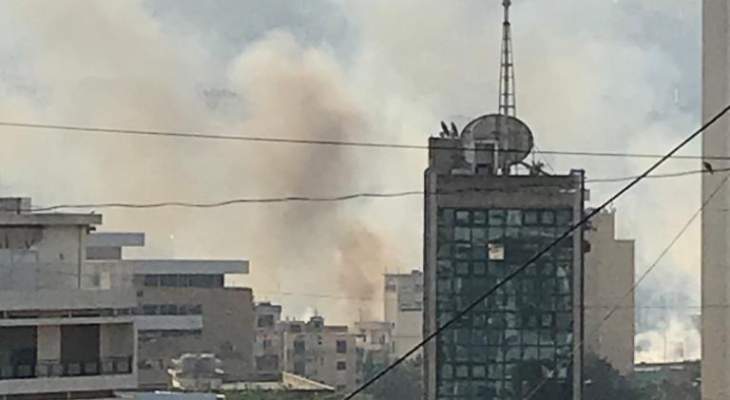 النشرة: اندلاع حريق بمحيط جامعة الحكمة فرن الشباك لم تعرف اسبابه بعد