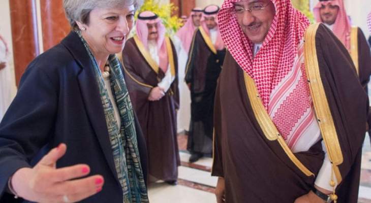 تيريزا ماي تبحث مع ولي العهد السعودي التعاون المشترك لمحاربة الإرهاب