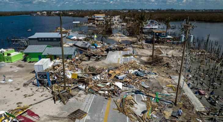 ارتفاع عدد ضحايا إعصار "إيان" في فلوريدا إلى 100 قتيل