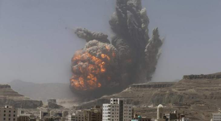 مقتل يمنيين اثنين بقصف للطائرات السعودية على مقر الامن المركزي في تعز