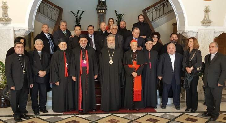 توموس: اوجه شبه كبيرة بين قبرص ولبنان وادعو كل المسيحيين الى تعميق وحدتهم 