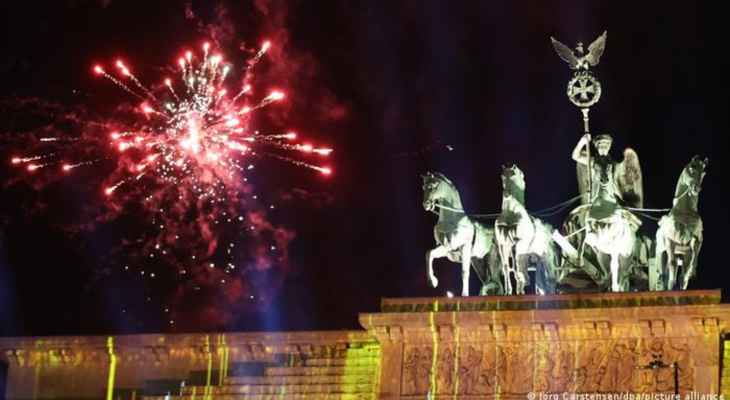 برلين شهدت عودة الاحتفالات لبوابة براندبورغ التاريخية بعد توقف قسري