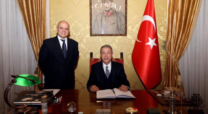 وزير الدفاع التركي: نتعاون مع إيطاليا لحل قضايا إقليمية وعالمية