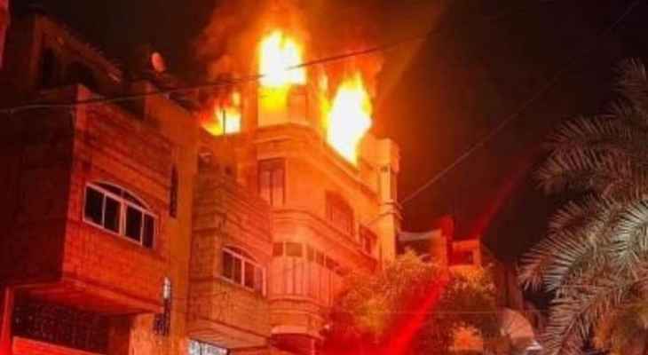 عباس أعلن الحداد ليوم واحد حدادا على أرواح ضحايا حريق مخيم جباليا بغزة