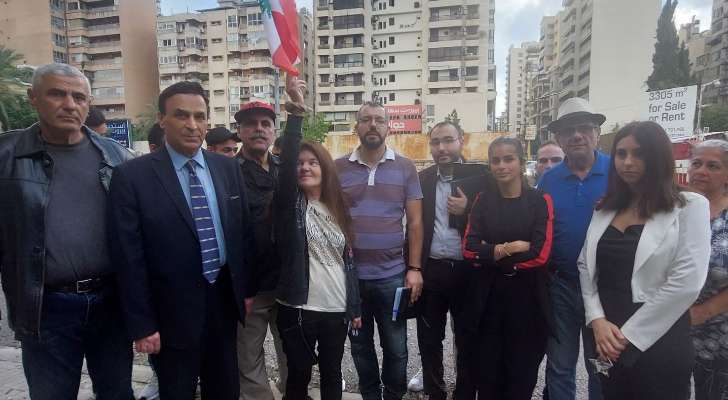 وقفة لـ"اتحاد المودعين" و"متحدون" أمام المحكمة العسكرية للمطالبة بإطلاق مودع مضرب عن الطعام
