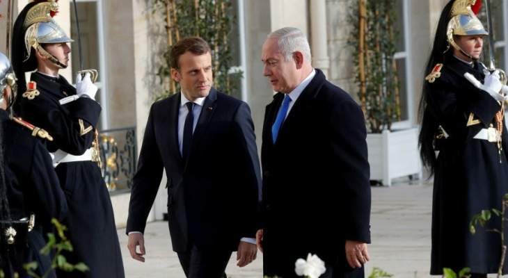 ماكرون: أبلغت رئيس وزراء إسرائيل رفضي الاعتراف بالقدس عاصمة لإسرائيل