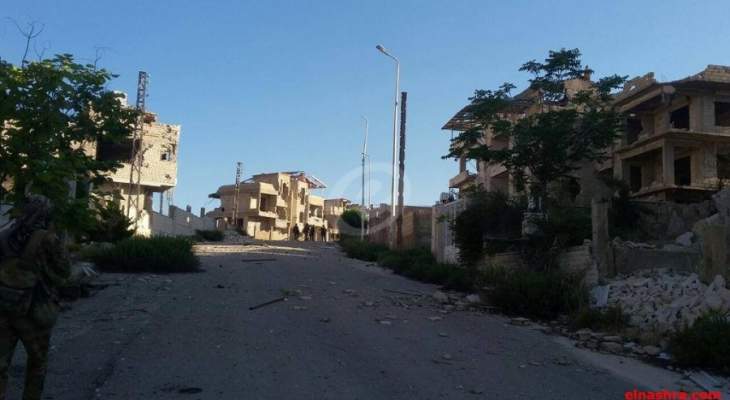 النشرة: تدمير آلية للمسلحين بحي الزهرة بالزبداني بعد إستهدافها بصاروخ