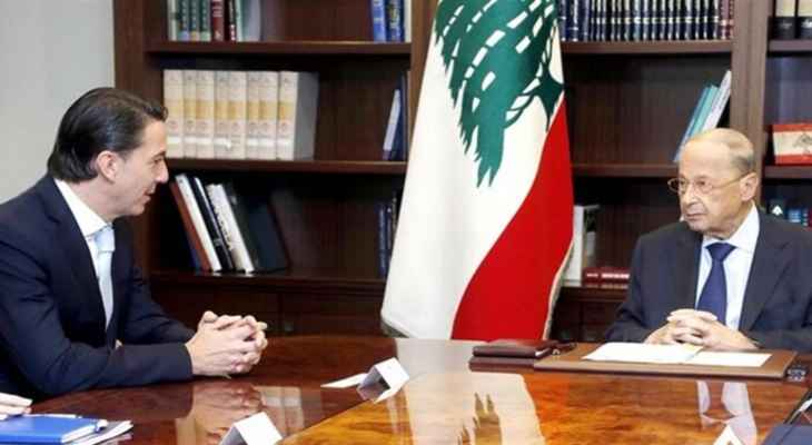 مصادر مطلعة للنشرة: الرئيس عون قدَّم لهوكشتاين الرد اللبناني الرسمي على المقترح الأميركي وطلب أن يكون الجواب سريعاً