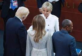 ترامب لسيدة فرنسا الأولى: هيئتك جميلة جدا