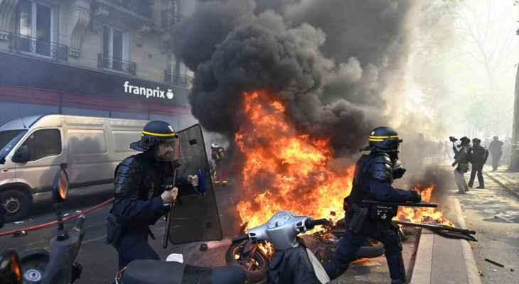 مواجهات بين قوات الأمن الفرنسية ومتظاهرين محتجين على مقتل 3 أكراد في هجوم مسلح في باريس