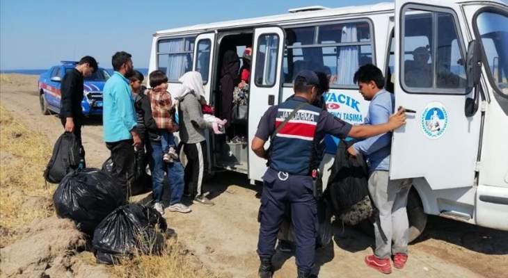 ضبط 73 مهاجرا غير شرعي في شمال غربي تركيا