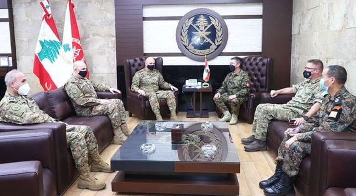 قائد الجيش عرض الاوضاع مع رئيس أركان منظمة مراقبة الهدنة التابعة للأمم المتحدة