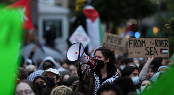 احتجاجات مؤيدة للفلسطينيين قبل بدء مؤتمر الحزب الديمقراطي الأميركي