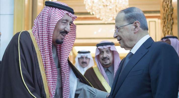 الملك سلمان تمنى للرئيس عون الصحة والسعادة ولشعب لبنان اطراد التقدم والازدهار