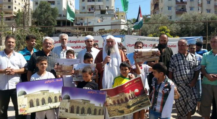 النشرة: يوم غضب ومسيرات في صيدا تضامناً مع المصلين في مسجد الاقصى
