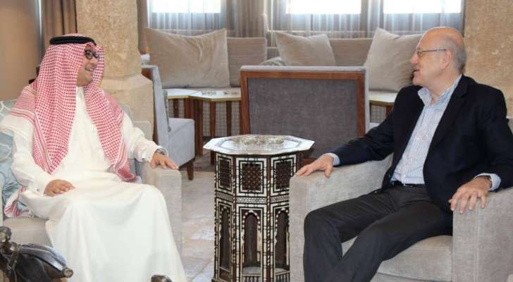 وصول السفير السعودي وليد بخاري إلى السراي الحكومي للقاء ميقاتي
