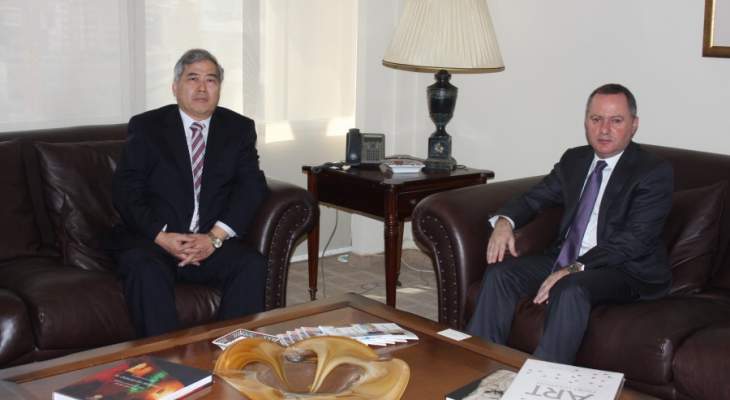 روني عريجي بحث مع سفير اليابان العلاقات الثنائية والمشاريع الثقافية