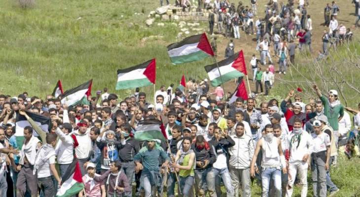 النشرة: لا مسيرة فلسطينية الى الحدود بذكرى يوم الارض نظرا لدقة الوضع