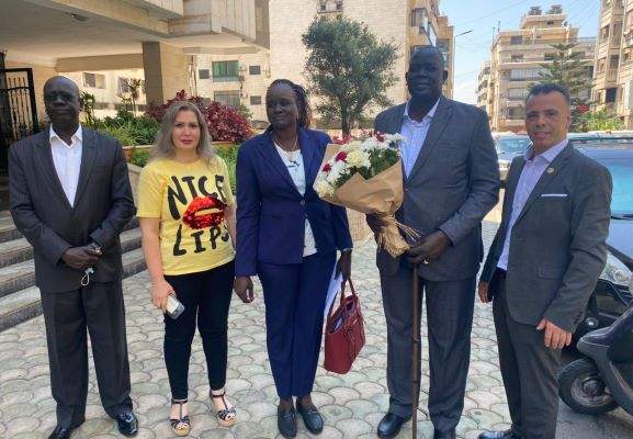 نائب وزير خارجية جنوب السودان تفقد أضرار مرفأ بيروت