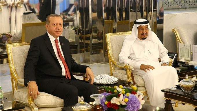 اردوغان قدم العزاء هاتفيا للملك سلمان وفاة الأمير بندر وبحثا بالتطورات الإقليمية