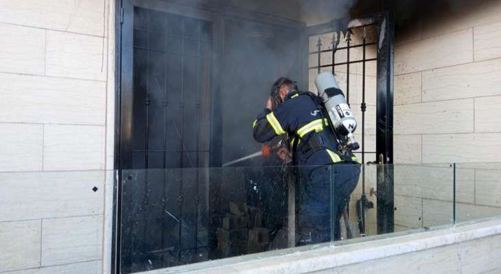 "النشرة": اخماد حريق شب في أحد المنازل في قب الياس