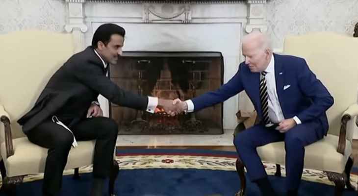 بايدن استقبل أمير قطر: سأبلغ الكونغرس نيتي تصنيف قطر حليفًا رئيسيًا لأميركا من خارج "الناتو"