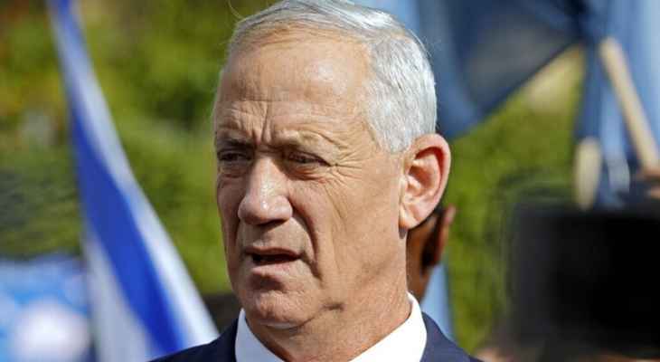 غانتس انتقد نتانياهو: غير قادر على قول أي شيء صحيح ويهدد دولة إسرائيل