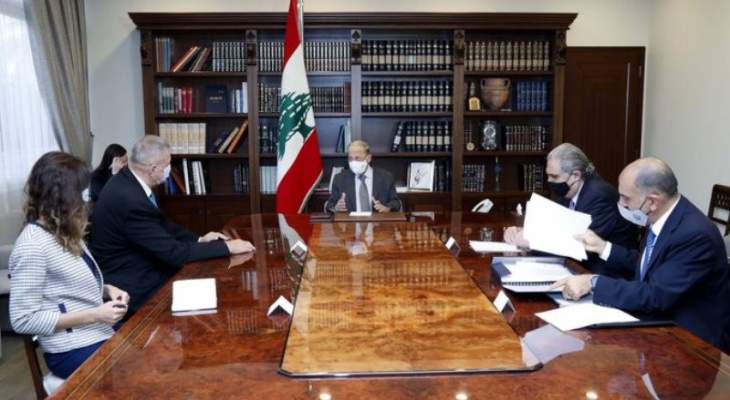 الرئيس عون التقى كوبيتش عشية مفاوضات الترسيم