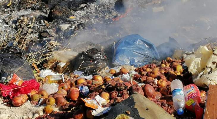 مجهولون أحرقوا أكواما من النفايات قرب نبع السكر في جرود الضنية
