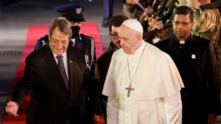 البابا فرنسيس التقى الرئيس القبرصي: طريق السلام الذي يشفي النزاعات في قبرص هو الحوار