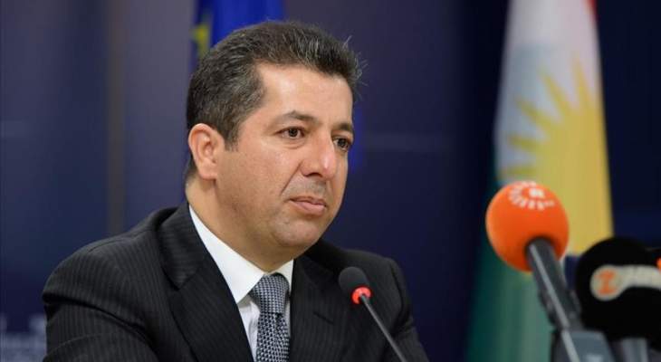 رئيس حكومة كردستان: لن تتسامح مع محاولات تقويض الاستقرار وسنستجيب بقوة