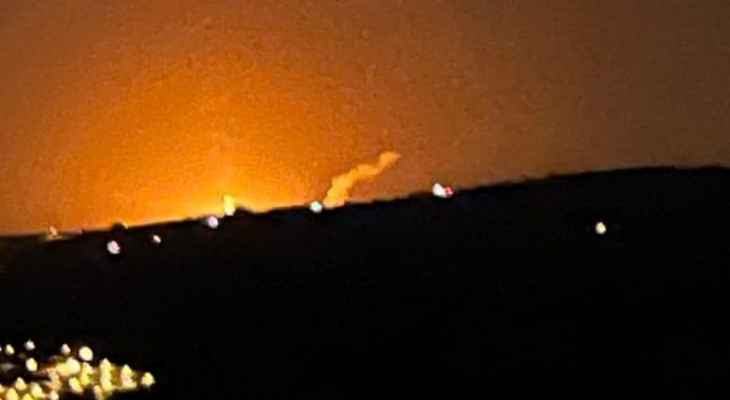 الجيش الإسرائيلي قصف خراج كونين وعيترون بقذائف ضوئية وأكثر من 50 قذيفة مدفعية