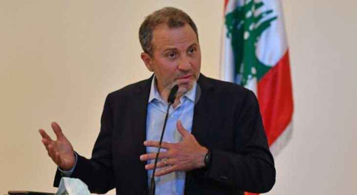 باسيل: "ما منقدر نلاقي قاضي لبناني يحاكم حاكم لبنان؟"
