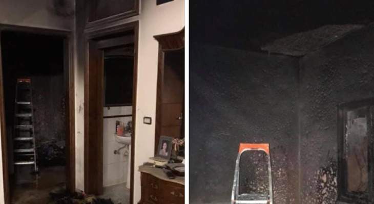النشرة: اخماد حريق اندلع في احد المنازل في كفررمان 