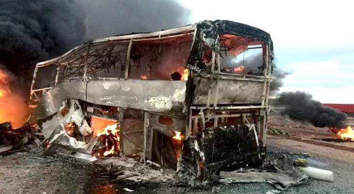 سقوط 14 قتيلاً وعدد من الجرحى بإصطدام حافلة ركاب غربي افغانستان