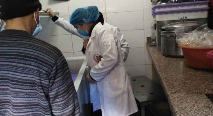 المفرزة الصحية في حارة حريك وجّهت ٥٥ إنذاراً لمؤسسات غذائية مخالفة لمعايير السلامة في المنطقة
