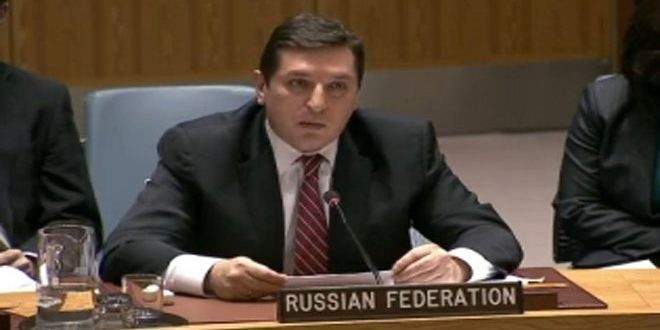 مسؤول روسي: سنستخدم حق الفيتو ضد قرار لمجلس الأمن يفرض عقوبات على دمشق