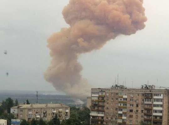 حاكم لوغانسك: القوات الروسية قصفت خزان حمض النيتريك بمصنع للمواد الكيميائية في سيفيرودونتسك بأوكرانيا