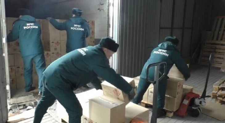 الطوارئ الروسية: تسليم أكثر من 1300 طن من المساعدات إلى دونباس ومناطق بأوكرانيا خلال 5 أيام