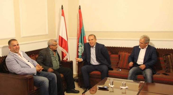 سعد التقى صيدا مدير مكتب مخابرات الجيش بالجنوب ومدير مكتب صيدا