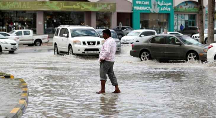 داخلية الإمارات: وفاة 6 أشخاص من جنسية آسيوية وفقدان شخص جراء السيول التي شهدتها البلاد