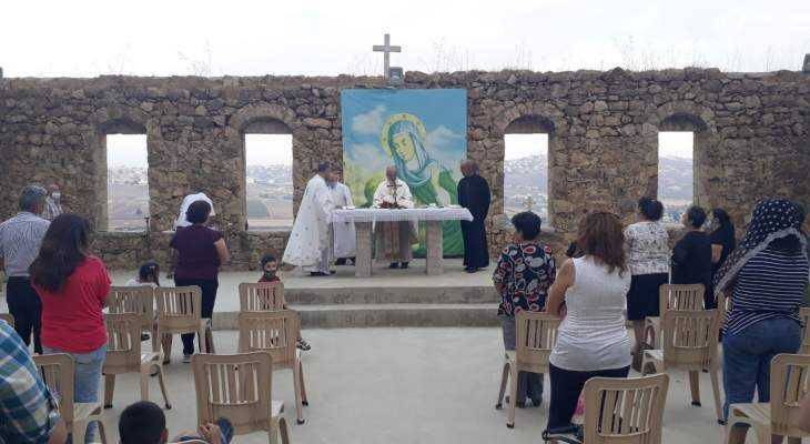 أبرشية بانياس ومرجعيون للروم الكاثوليك احتفلت بعيد القديسة حنة